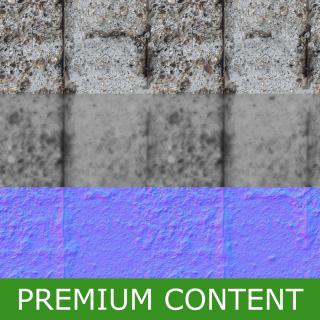 Seamless Textures of Concrete + Normal & Bump Mapping